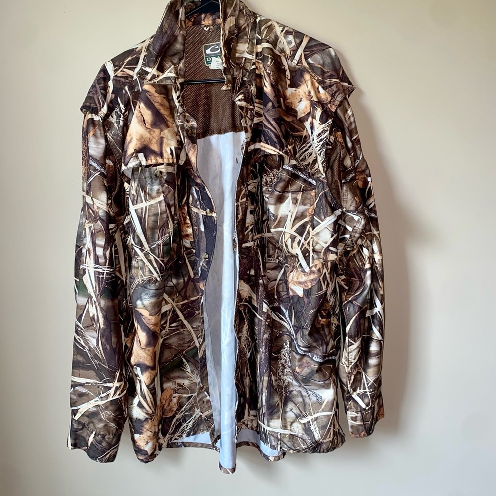 drake men’s button up shirt